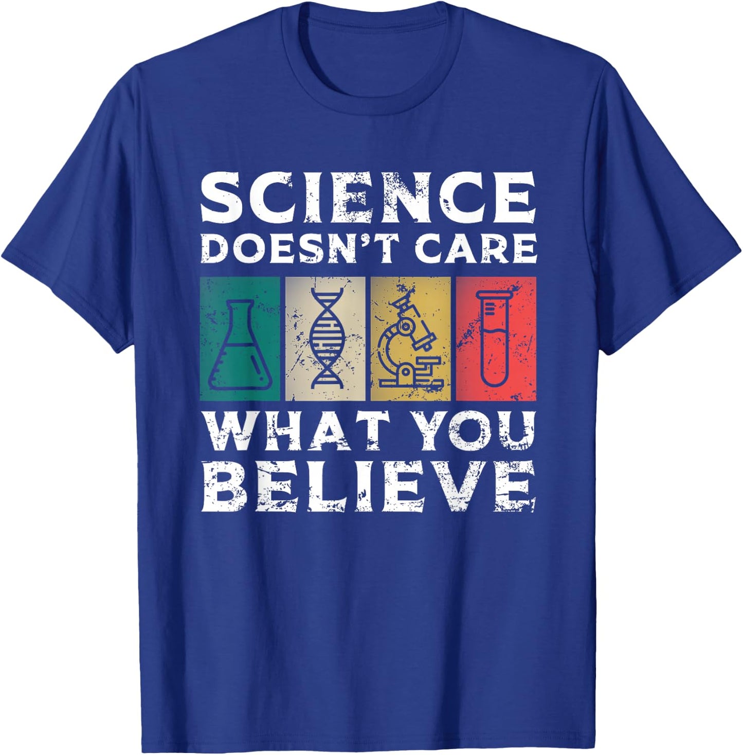 Cool Science Art Women Scientist Science Lovers T-Shirt - T-Shirt | Royal