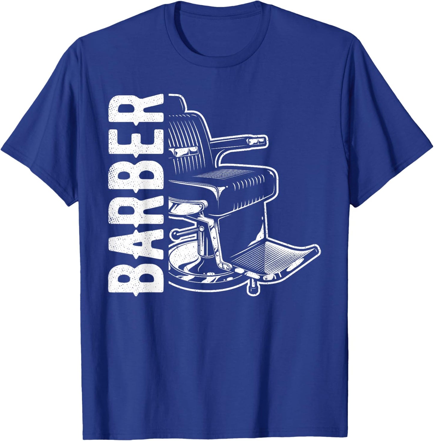 Barber Shop Chair Idea Haircut Hairstyler Hairstylist T-Shirt - T-Shirt | Royal