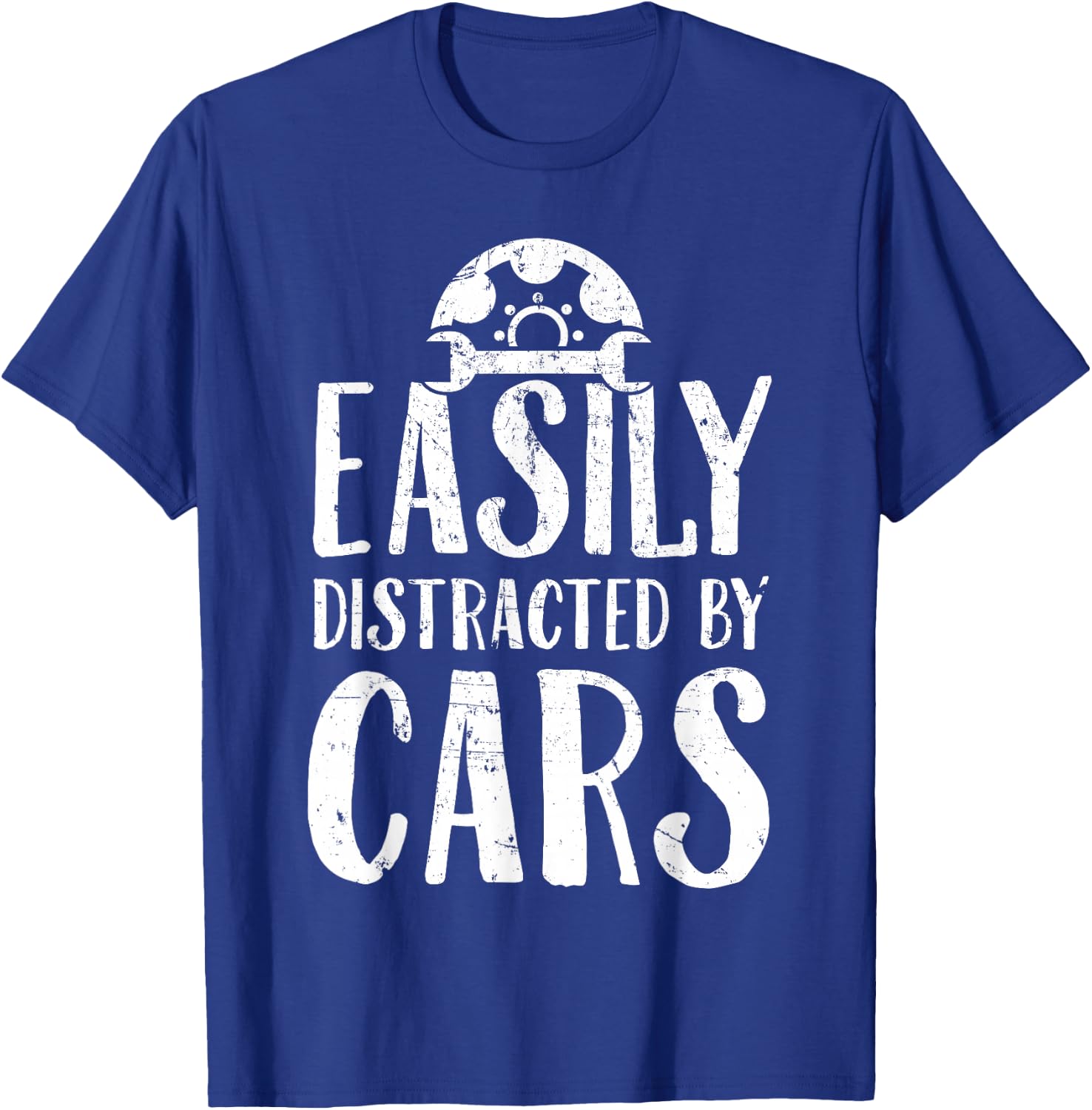 Funny Car Lover Saying Easily Distracted By Cars T-Shirt - T-Shirt | Royal