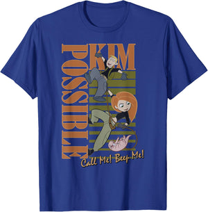 Disney Kim Possible Group Shot Poster T-Shirt - T-Shirt | Royal