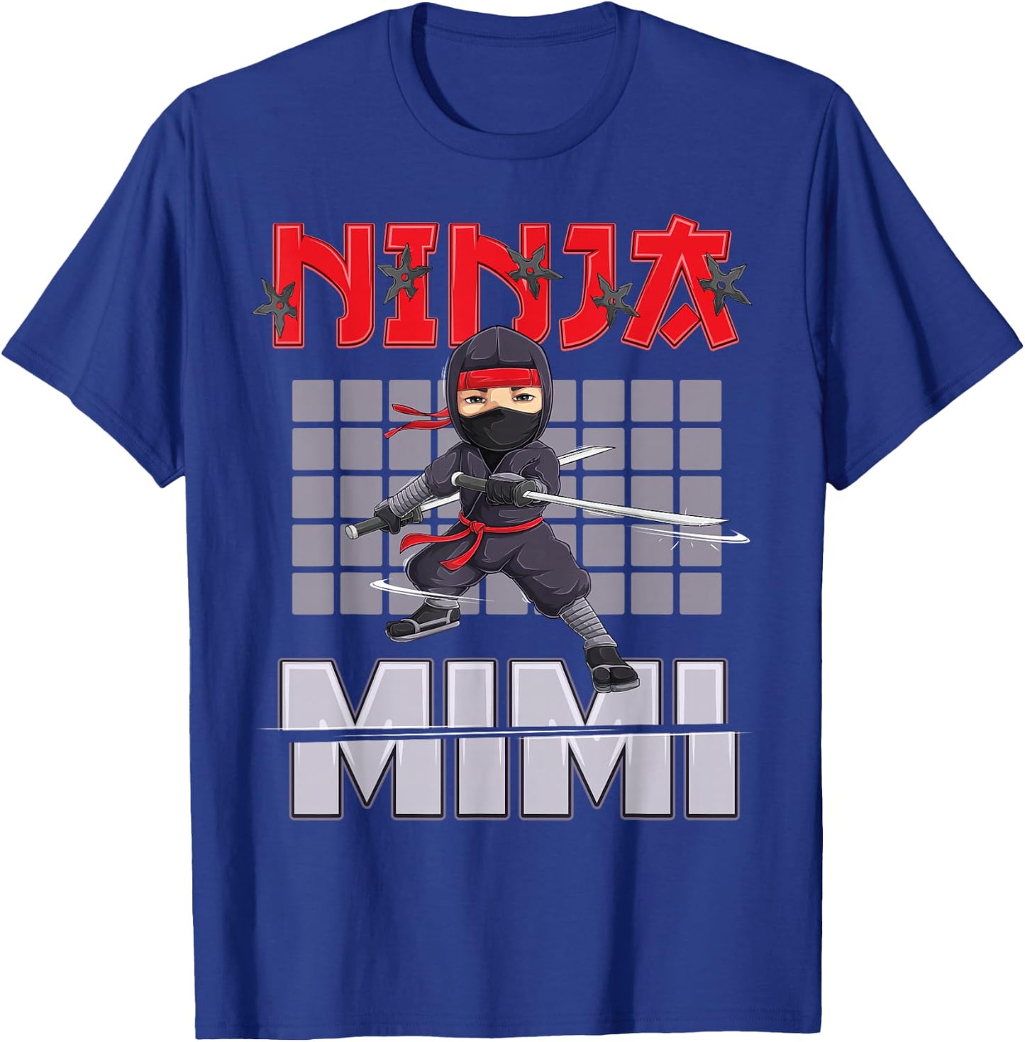 Mimi Ninja Birthday Party Ideas Birthday Ninja Mimi T-Shirt - T-Shirt | Royal