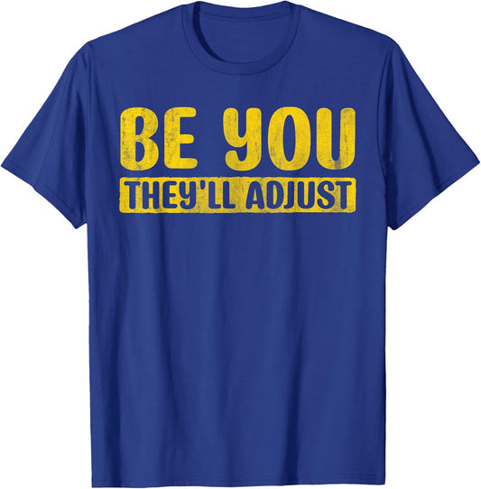 Motivate Inspire Encouragement Positivity Slogan T-Shirt - T-Shirt | Royal