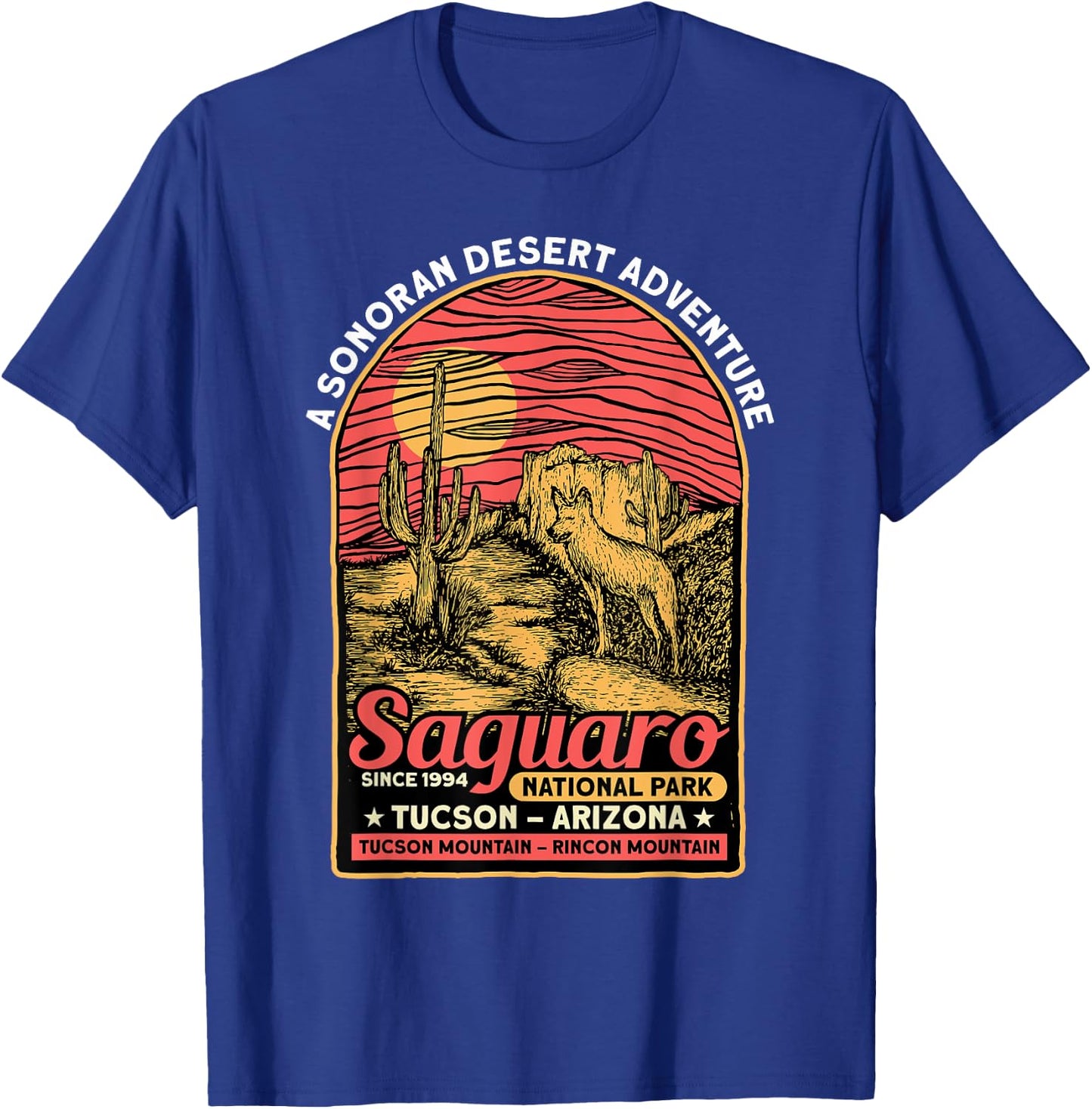 Saguaro National Park Sonoran Desert Tourist Souvenirs T-Shirt - T-Shirt | Royal