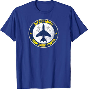 A-7 Corsair (distressed) T-Shirt - T-Shirt | Royal