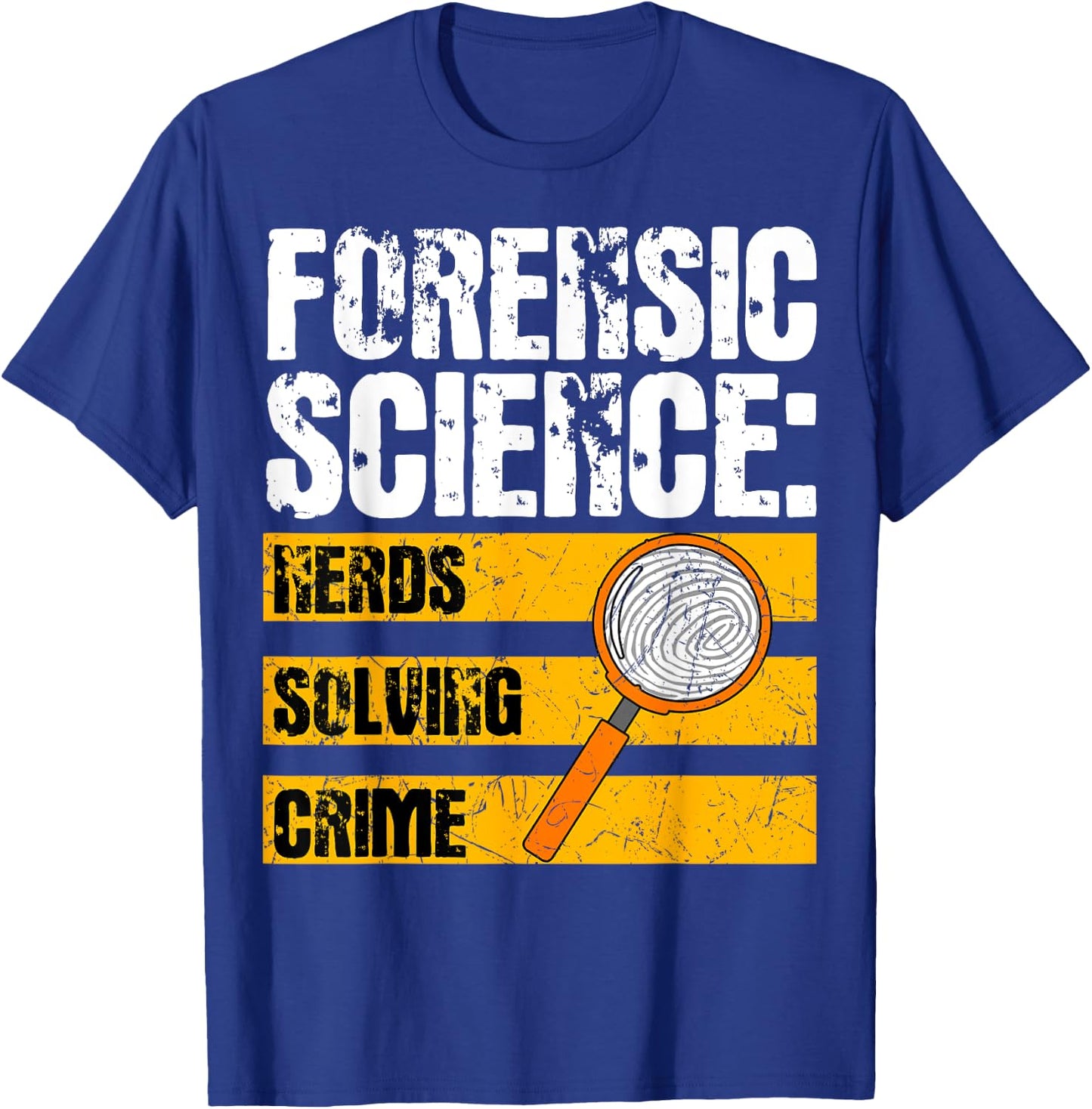 Forensic Science Autopsy Investigator Nerds Solving Crime T-Shirt - T-Shirt | Royal