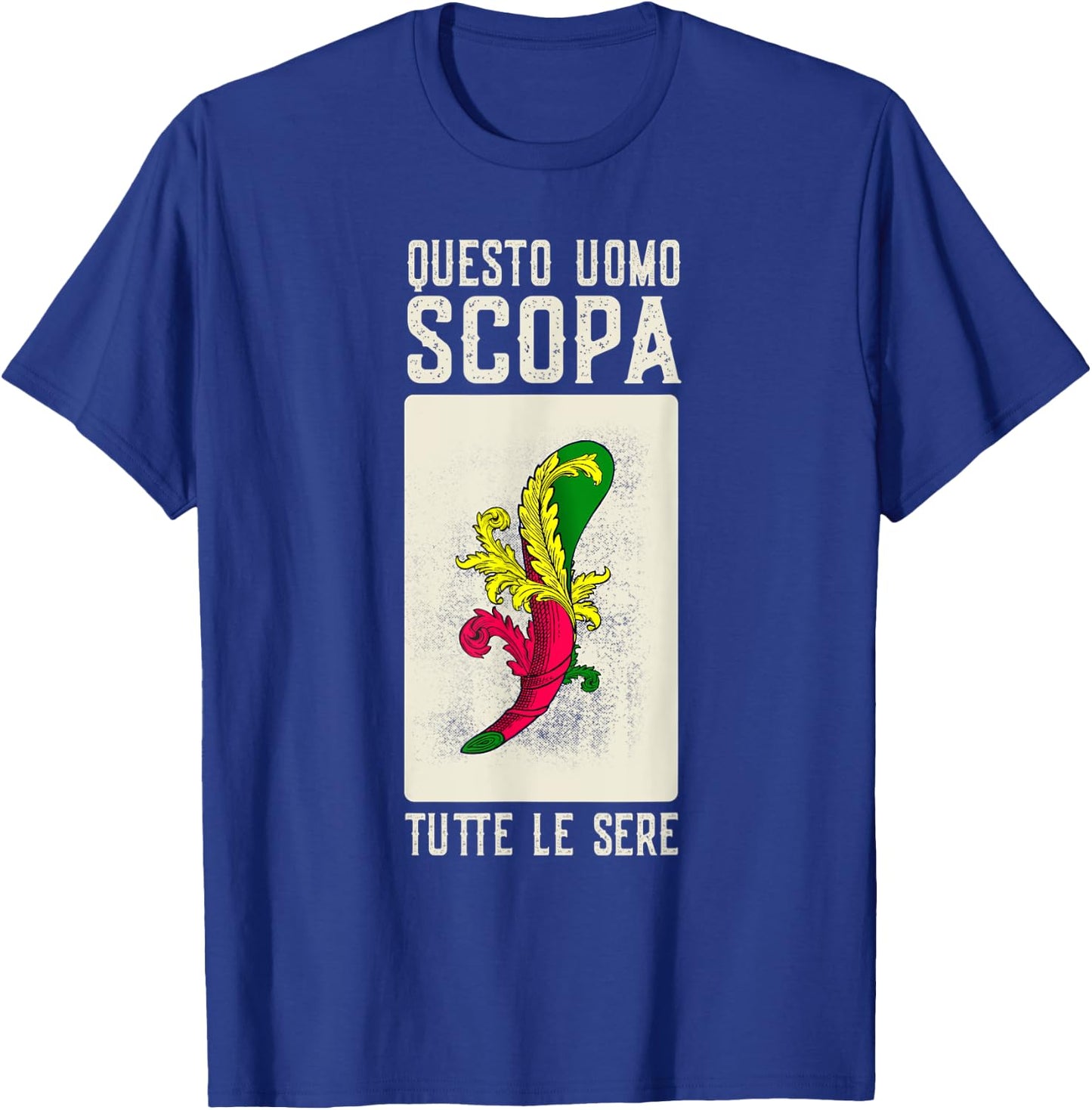 Grandpa Italian Nonno Scopa Game Scopa-Cards T-Shirt - T-Shirt | Royal