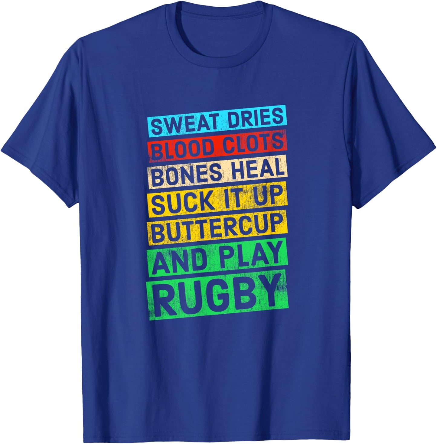 Play Rugby Quote T-Shirt - T-Shirt | Royal