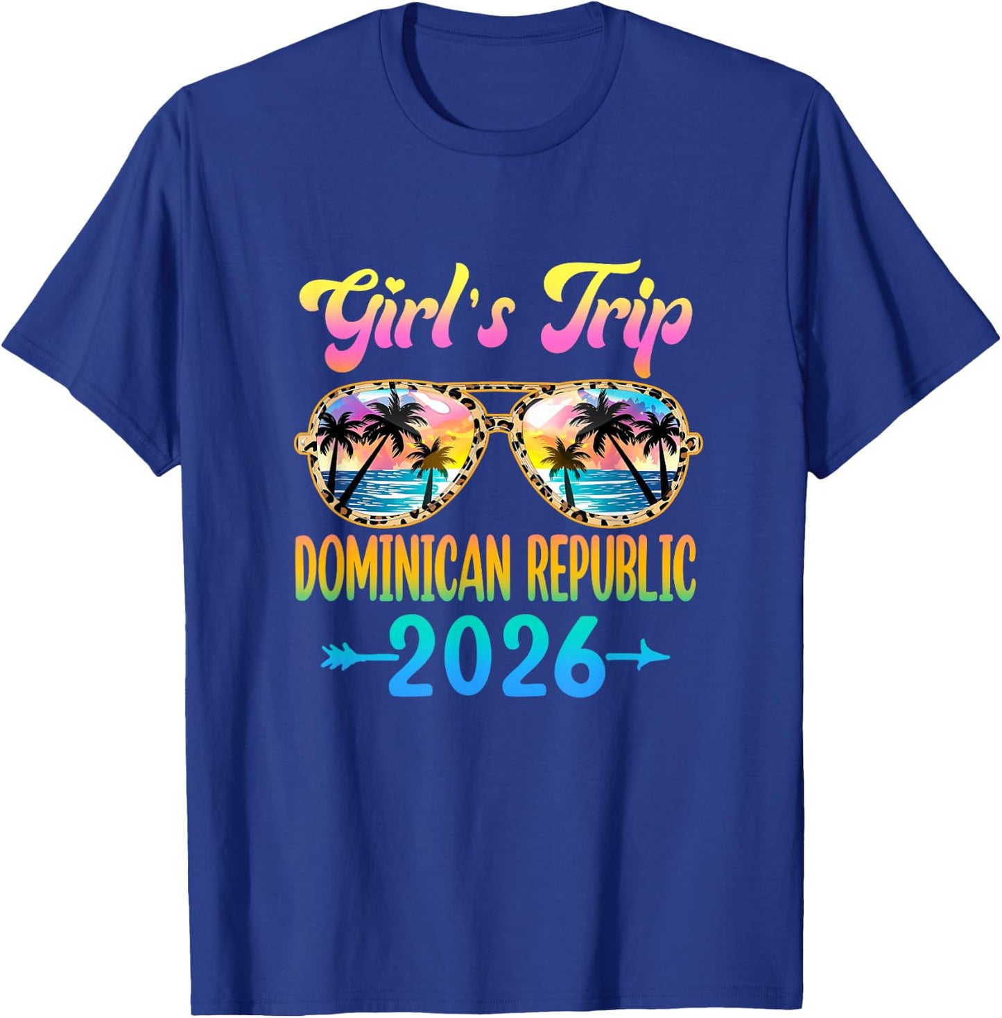 Girl's Trip Dominican Republic 2026 Summer Vacation T-Shirt - T-Shirt | Royal