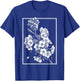 Japanese Cherry Blossom Sakura | Harajuku Grunge Anime Manga T-Shirt - T-Shirt | Royal