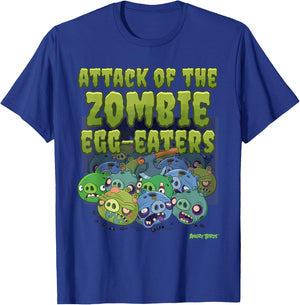Angry Birds Halloween Pig Zombie Official Merchandise T-Shirt - T-Shirt | Royal