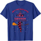Halloween Witch Pink Awareness Ribbon Breast Cancer Survivor T-Shirt - T-Shirt | Royal