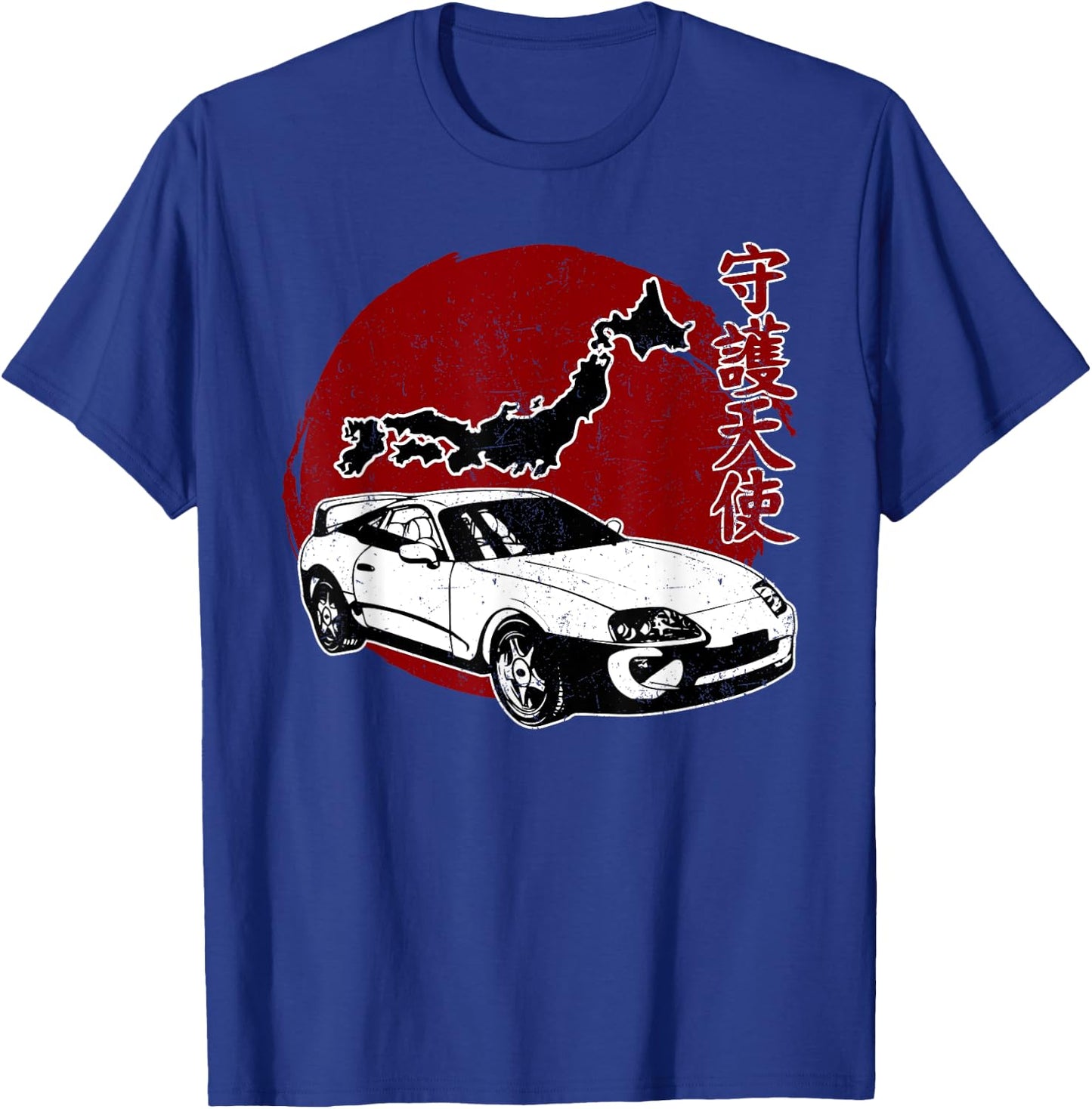 JDM Japan Motorsport Tuning Car Legend 90s T-Shirt - T-Shirt | Royal