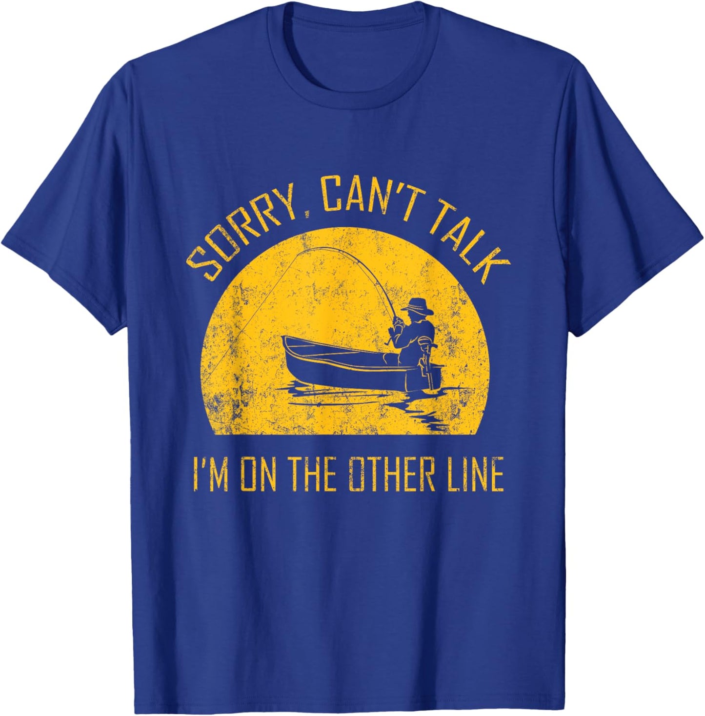 Sorry, Can't Talk I'm On the Other Line T-Shirt - T-Shirt | Royal