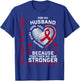 His Fight Is My Fight Husband Multiple Myeloma Awareness T-Shirt - T-Shirt | Royal