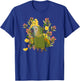 Colorful Floral Playful Blue Fronted Amazon Parrot Lovers T-Shirt - T-Shirt | Royal