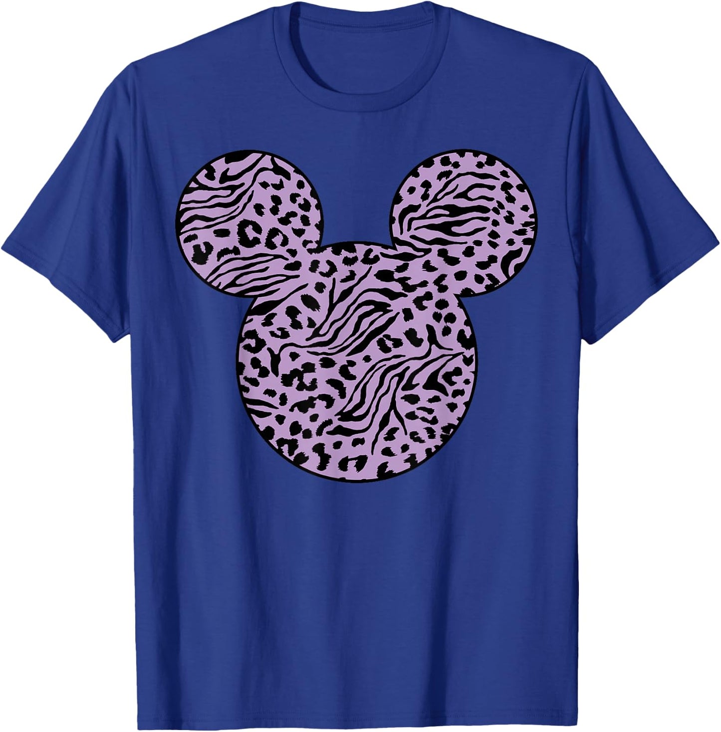 Disney Mickey And Friends Mickey Tiger Cheetah Mashup Fill T-Shirt - T-Shirt | Royal