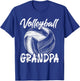 Grandpa Men Family Matching Volleyball Players T-Shirt - T-Shirt | Royal