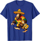 Funny Bigfoot El Squatcho Cinco De Mayo Mexican Sombrero T-Shirt - T-Shirt | Royal