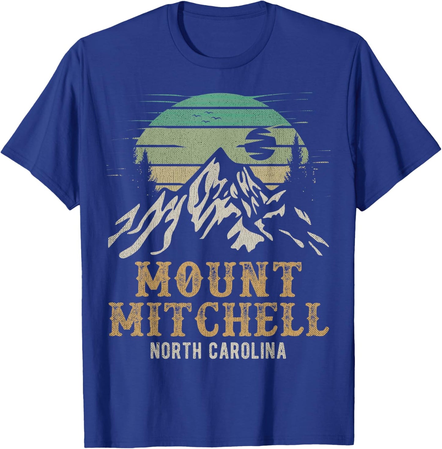 Mount Mitchell State Park Merchandise Hiking Mount Mitchell T-Shirt - T-Shirt | Royal