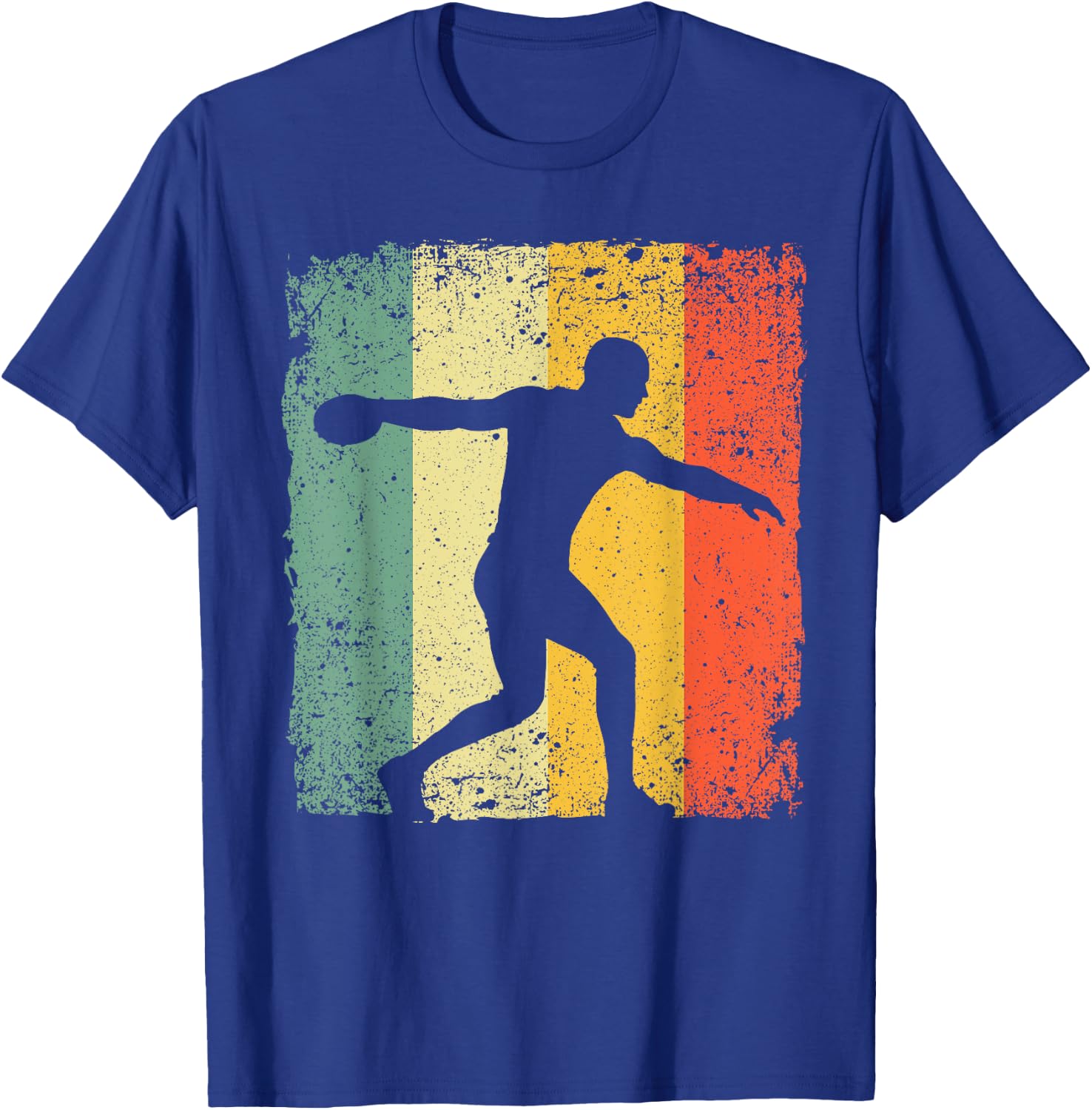Funny Discuss Throwing Design Discuss Throw Track And Field T-Shirt - T-Shirt | Royal
