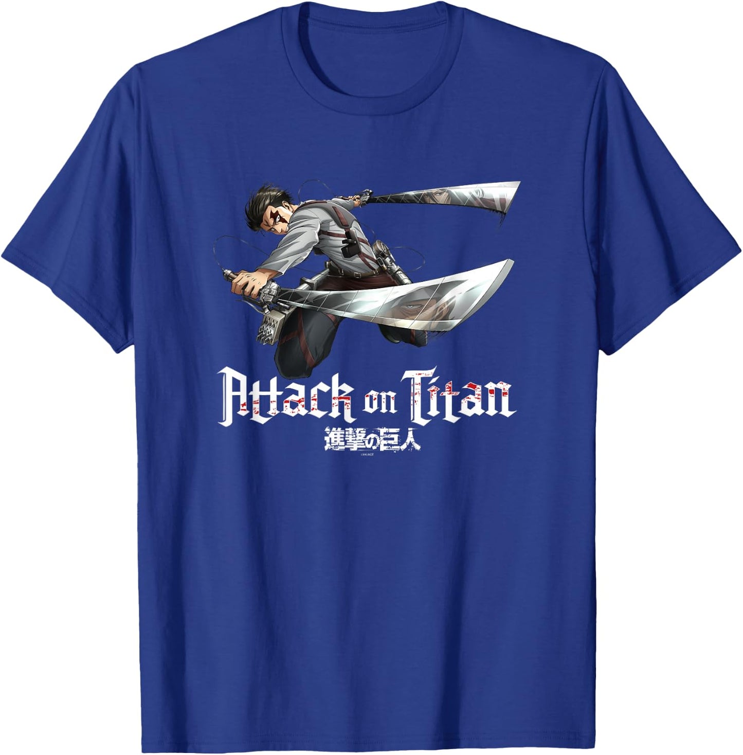Attack on Titan Season 3 Levi Jump Attack Anime T-Shirt - T-Shirt | Royal