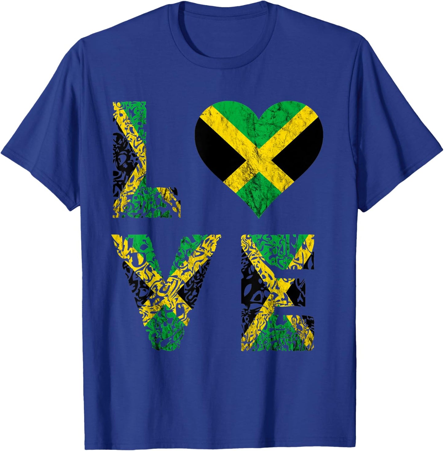 Jamaica Love Jamaican Caribbean Pride Jamaican Roots T-Shirt - T-Shirt | Royal