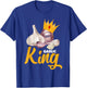 Garlic King Garlic Lover Garlic T-Shirt - T-Shirt | Royal