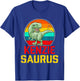 Kenzie Saurus Family Reunion Last Name Team Funny Custom T-Shirt - T-Shirt | Royal