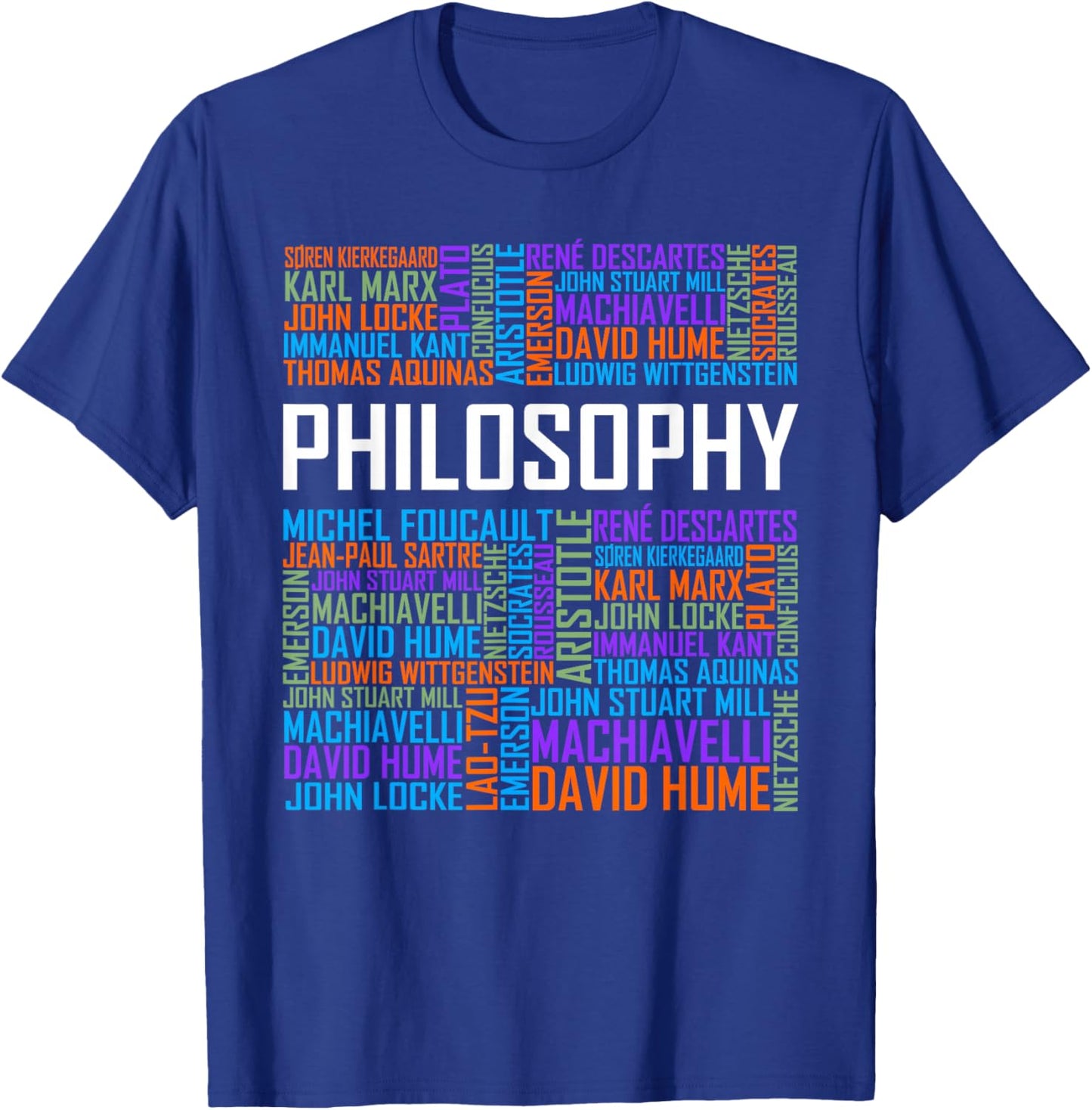 Philosophy Words Lover Gift Philosopher T-Shirt - T-Shirt | Royal