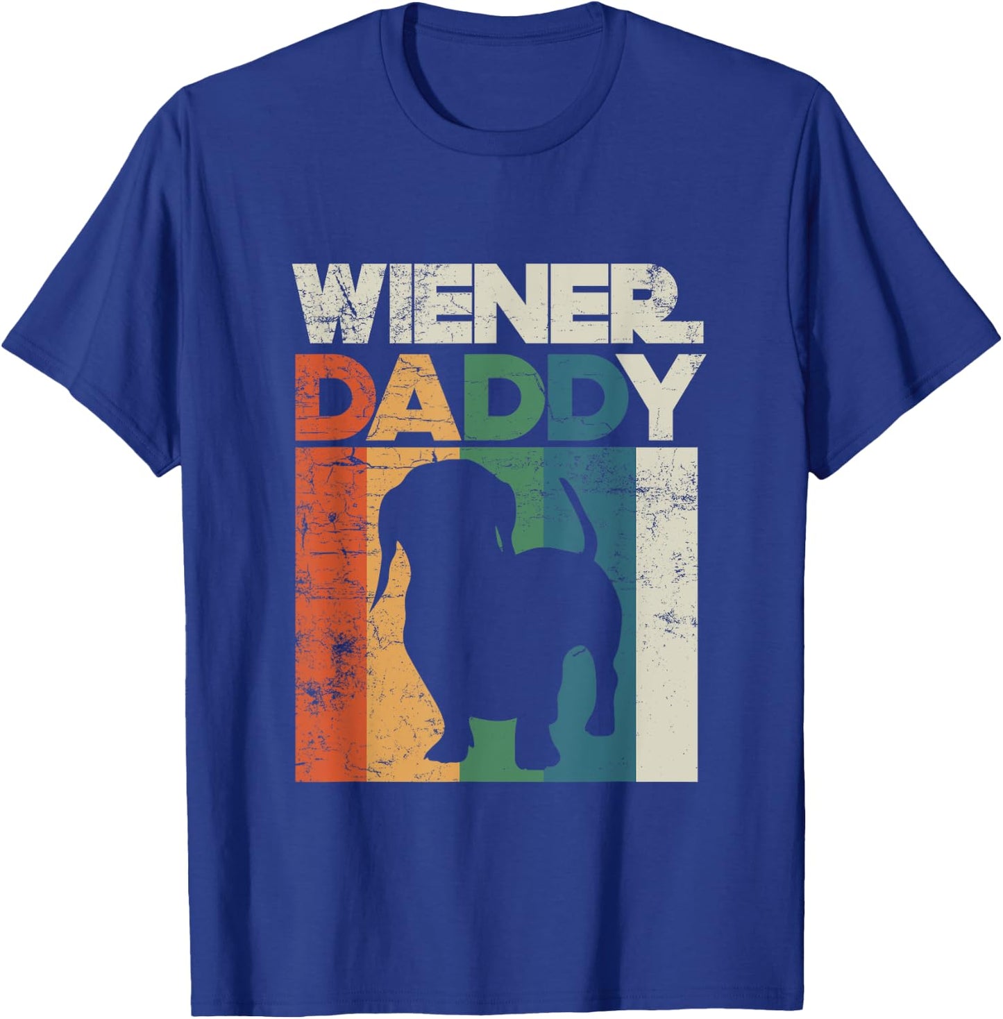 Wiener Sausage Daddy Funny Dachshund Owner Puppy Father T-Shirt - T-Shirt | Royal