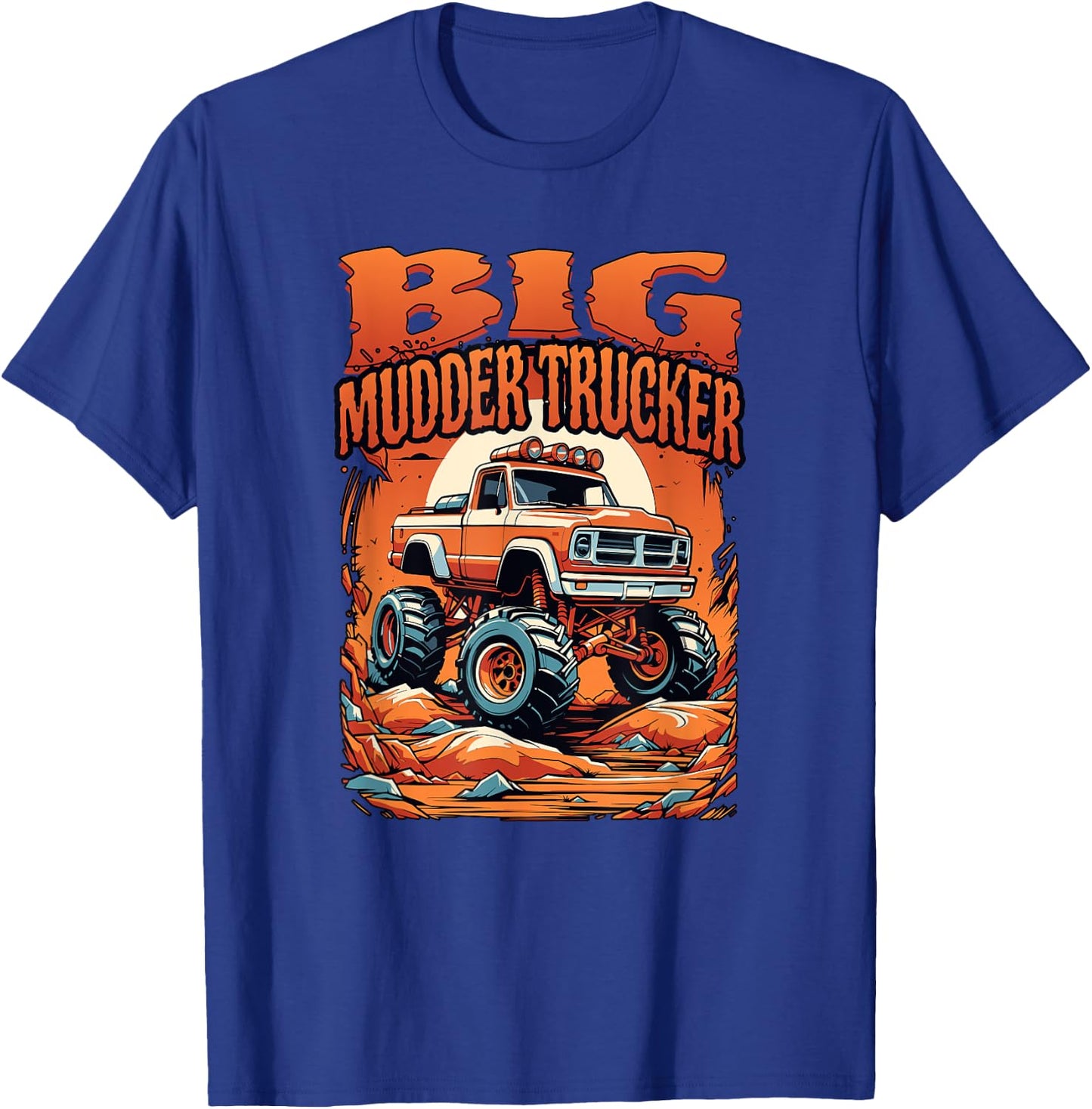 Big Mudder Trucker T-Shirt - T-Shirt | Royal