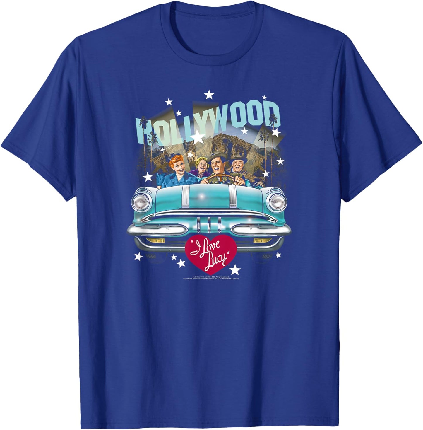 I Love Lucy Hollywood Road Trip T-Shirt - T-Shirt | Royal