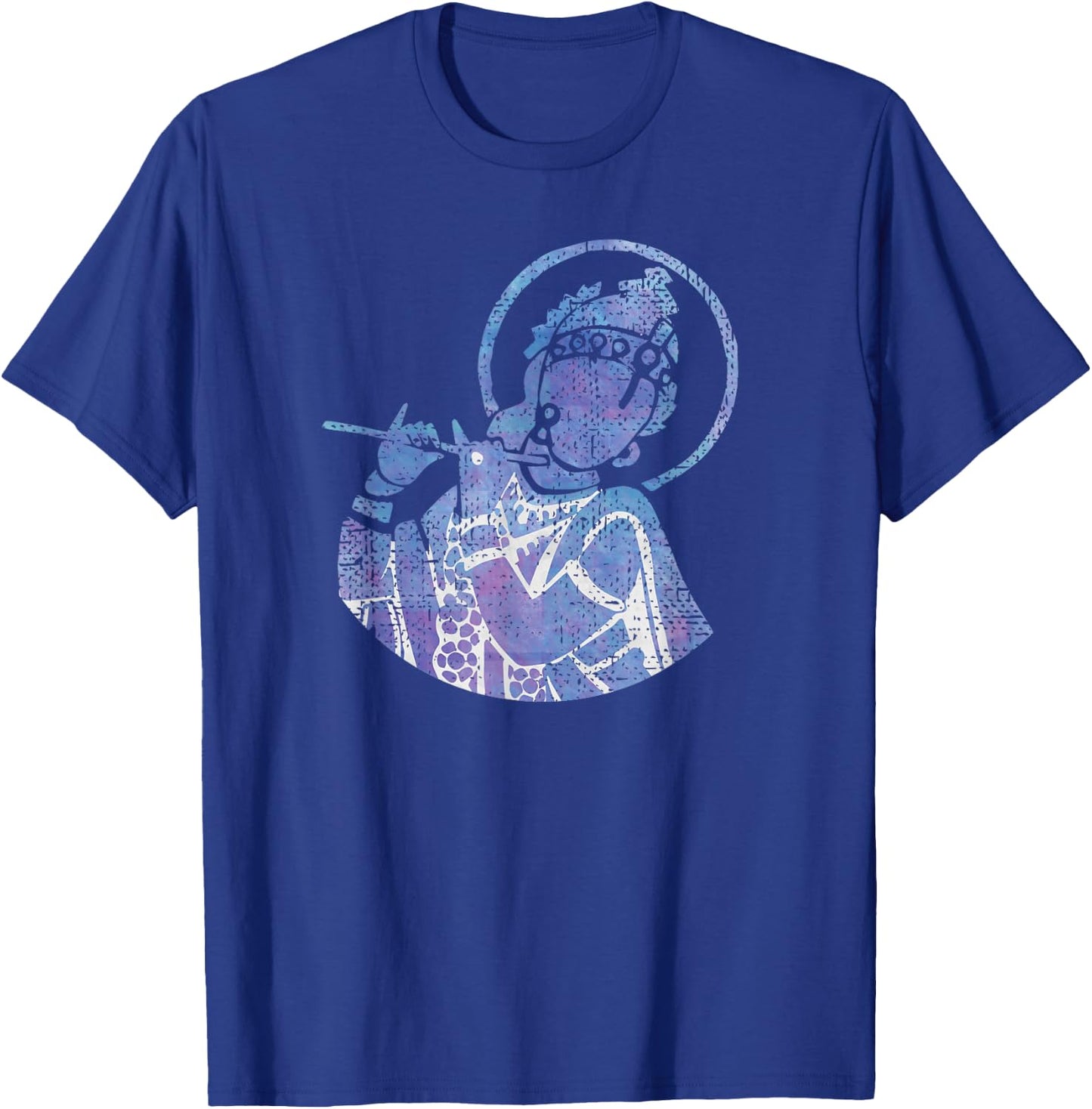 The Divine Flutist Lord Krishna T-Shirt - T-Shirt | Royal
