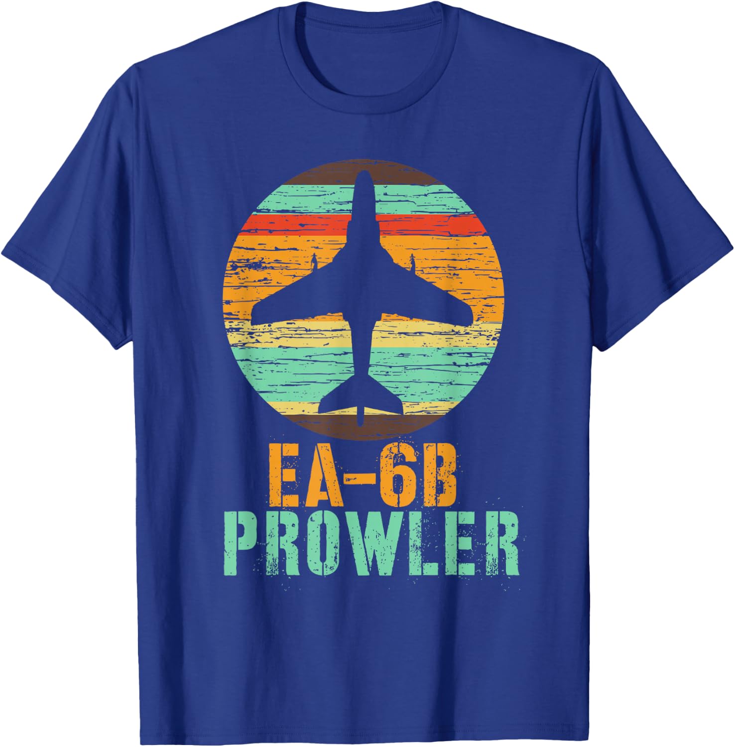 Vintage EA-6B Prowler Military Aircraft Shirt T-Shirt - T-Shirt | Royal