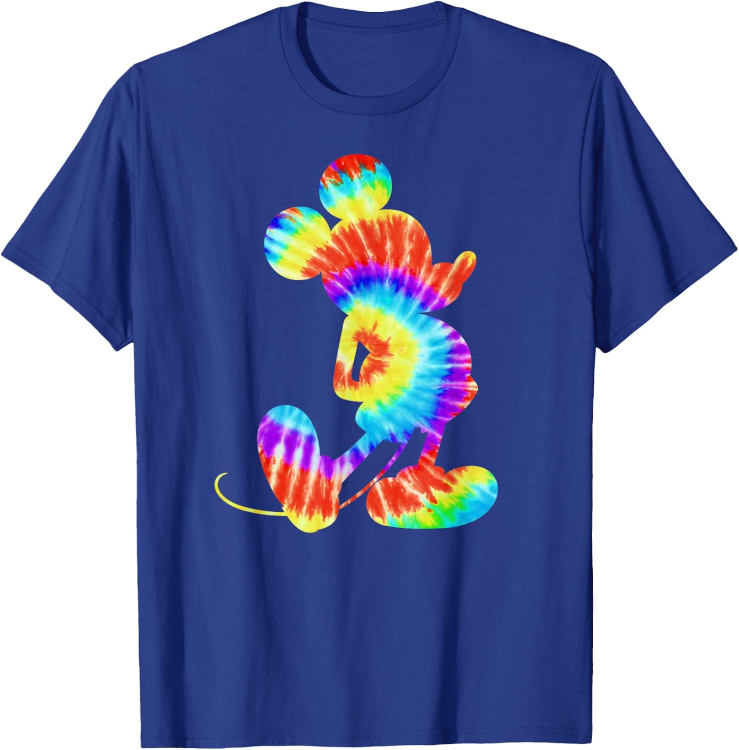Disney Mickey Mouse Retro Tie- Dye Small T-Shirt - T-Shirt | Royal
