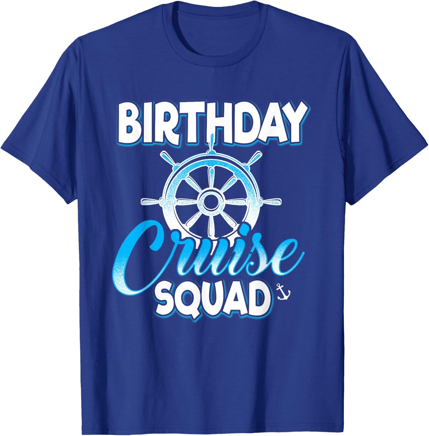 Birthday Cruise Squad Vacation Trip Group Couple Matching T-Shirt - T-Shirt | Royal