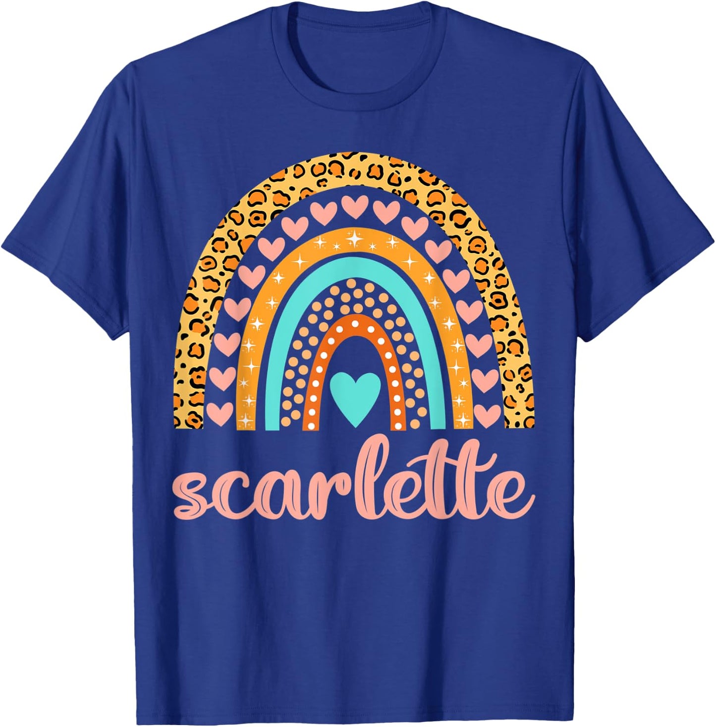 Scarlette Scarlette Name Birthday Shirt Gift T-Shirt - T-Shirt | Royal