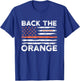 Back The Orange Hunger Awareness Flag Orange Ribbon T-Shirt - T-Shirt | Royal