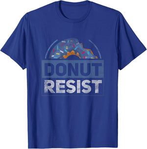 Police Officer Funny Sarcasm by POFS Items Donut Resist Funny Joke American Police Hero T-Shirt - T-Shirt | Royal
