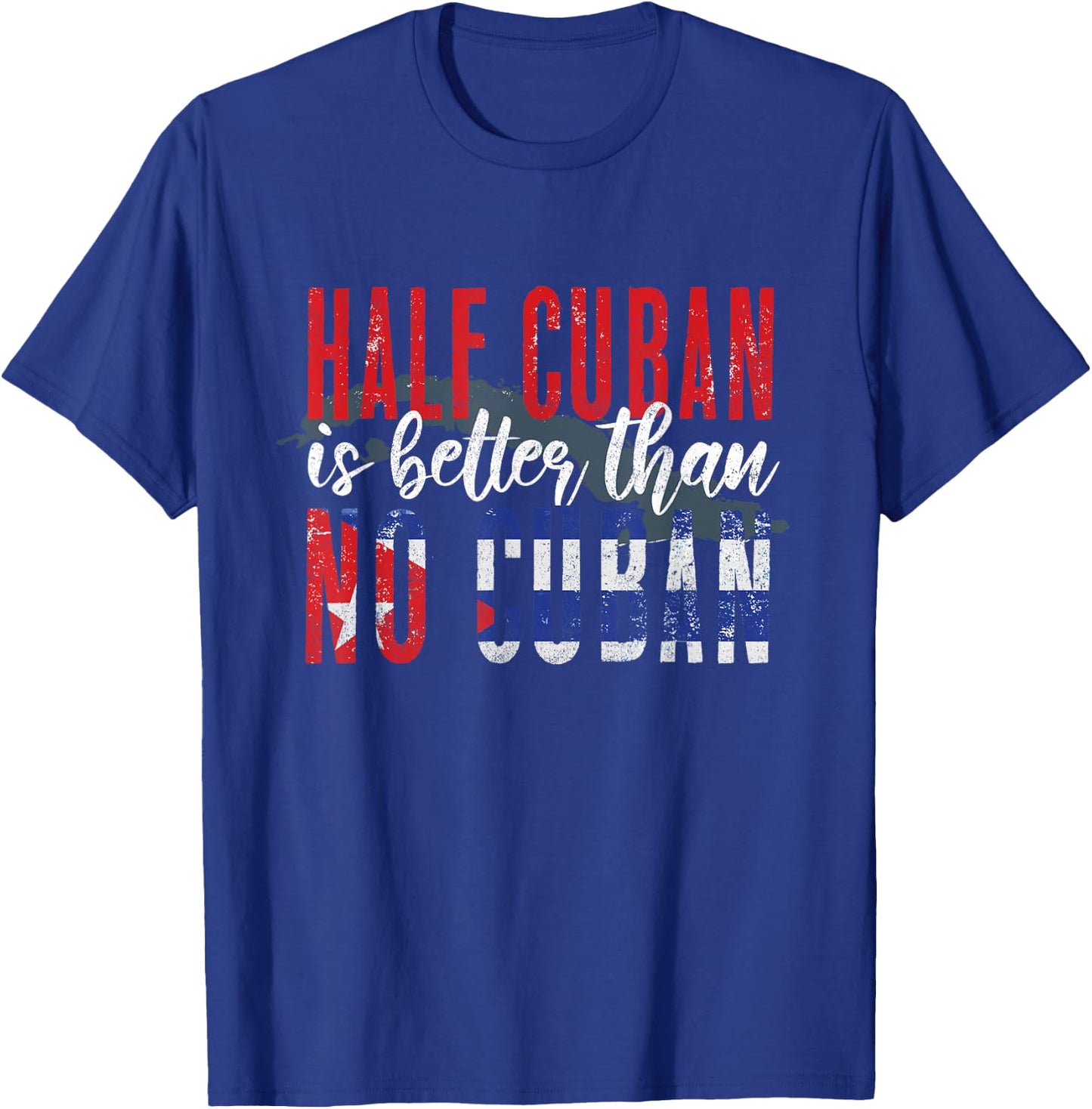 Funny Cuba Lover Graphic Men Kids Cuban T-Shirt - T-Shirt | Royal