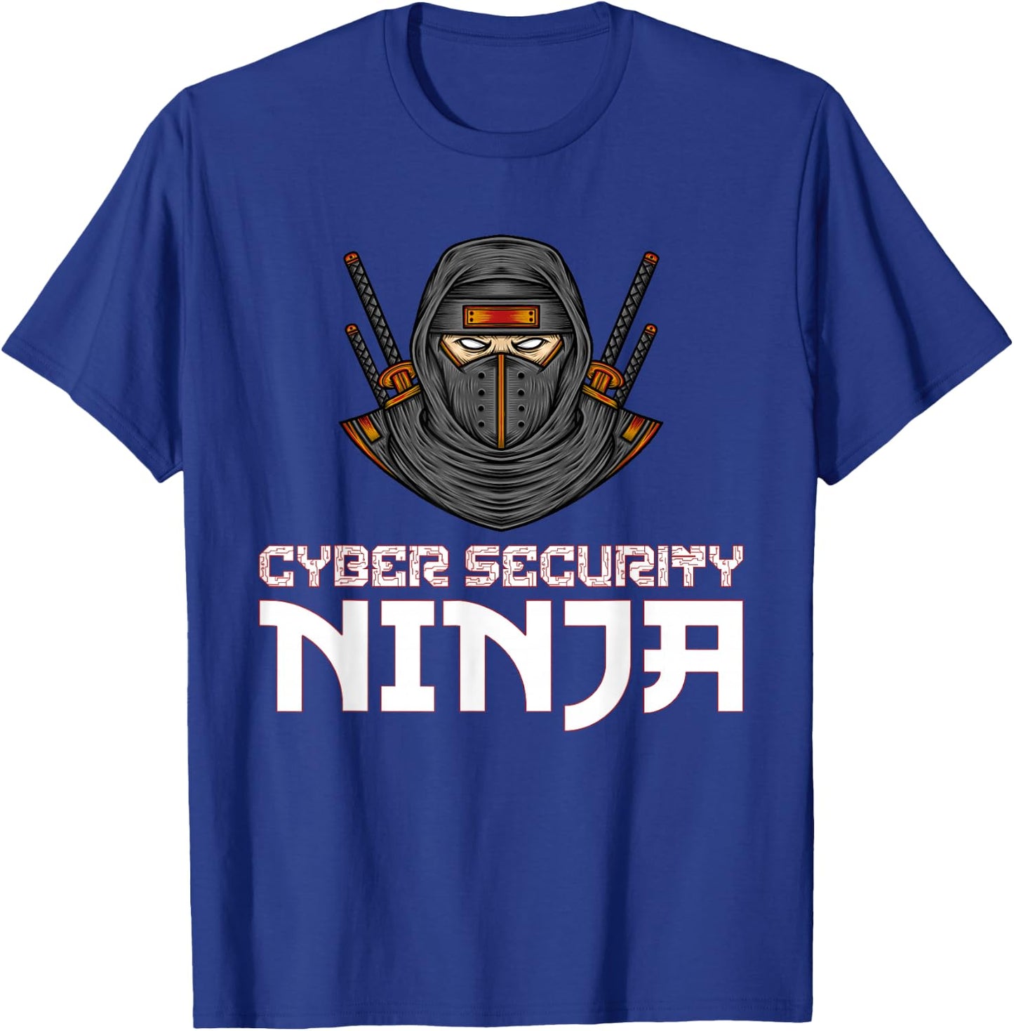 Cyber Security Ninja Computer Programmer Funny Humor T-Shirt - T-Shirt | Royal