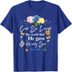 Christian Bible Verse Quote Butterfly Rose Flower John 3:16 T-Shirt - T-Shirt | Royal