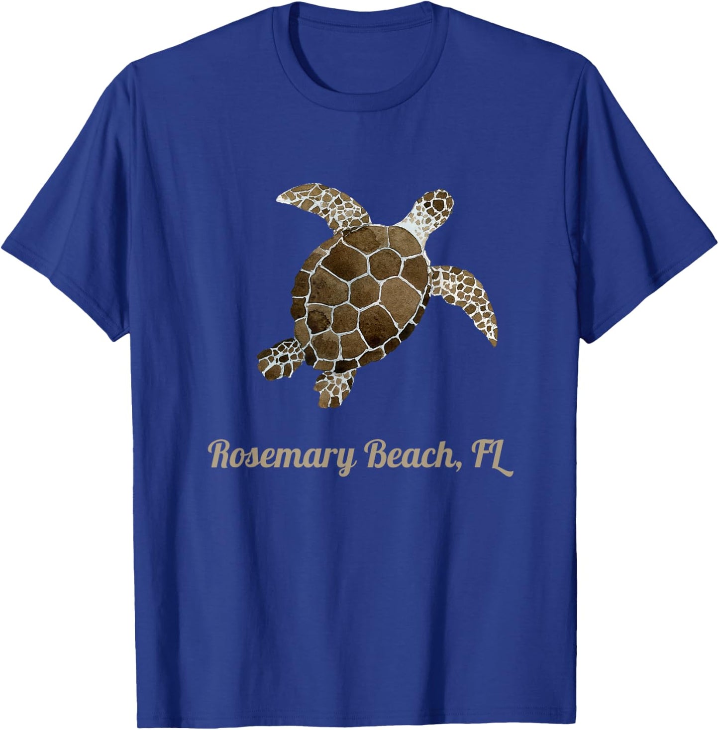 Beach Rosemary, FL Marine Biology Save The Sea Turtle Women Kids T-Shirt - T-Shirt | Royal