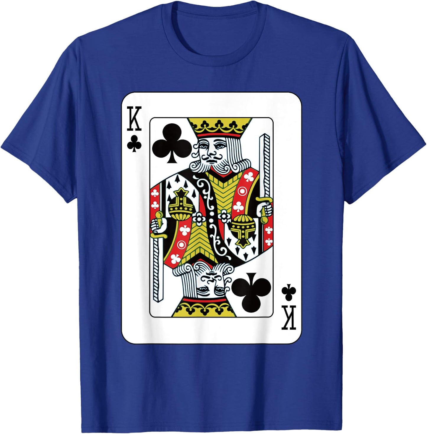 King of the Clubs at the Card Game T-Shirt - T-Shirt | Royal