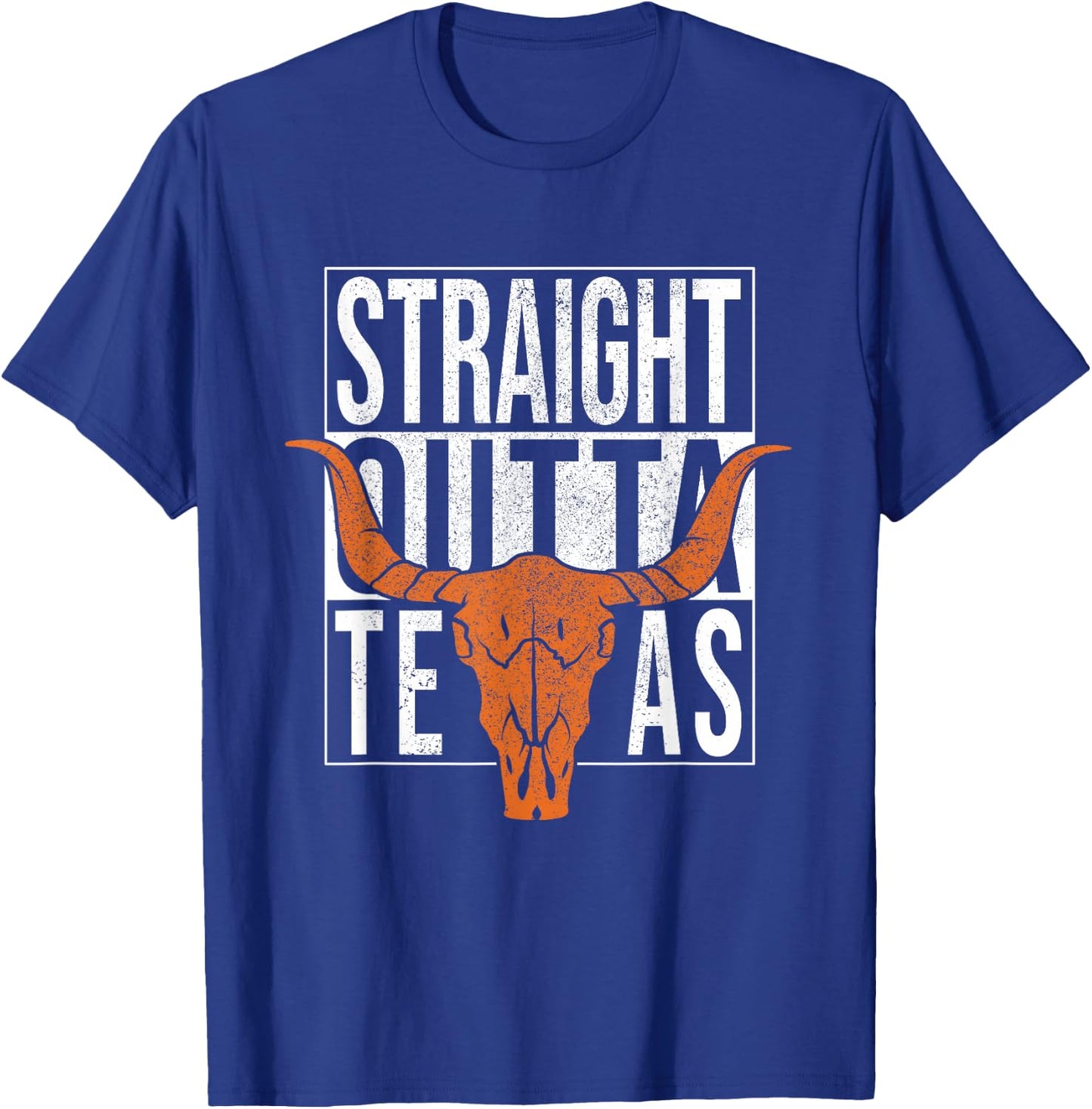 Straight Outta Texas 1845 for proud Texans T-Shirt - T-Shirt | Royal