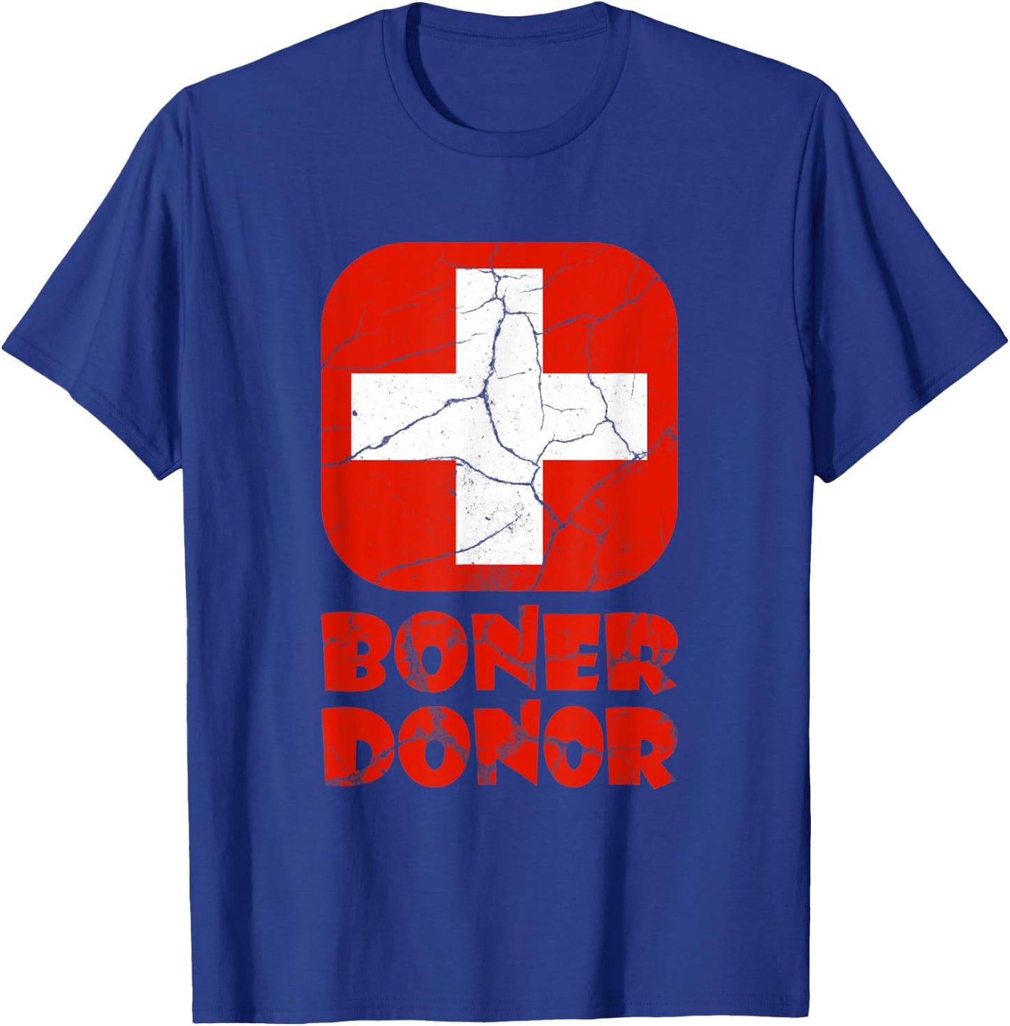 Funny Halloween Boner Donor Hubie Switzerland T-Shirt - T-Shirt | Royal