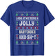 Funny Bartender Christmas Novelties Men's Black , Small, Christmas Themed T-Shirt - T-Shirt | Royal