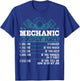 Mechanic Hourly Rate | Auto Mechanic Gifts T-Shirt - T-Shirt | Royal