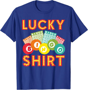 Cute Lucky Bingo Women Casino Bingo Lovers T-Shirt - T-Shirt | Royal