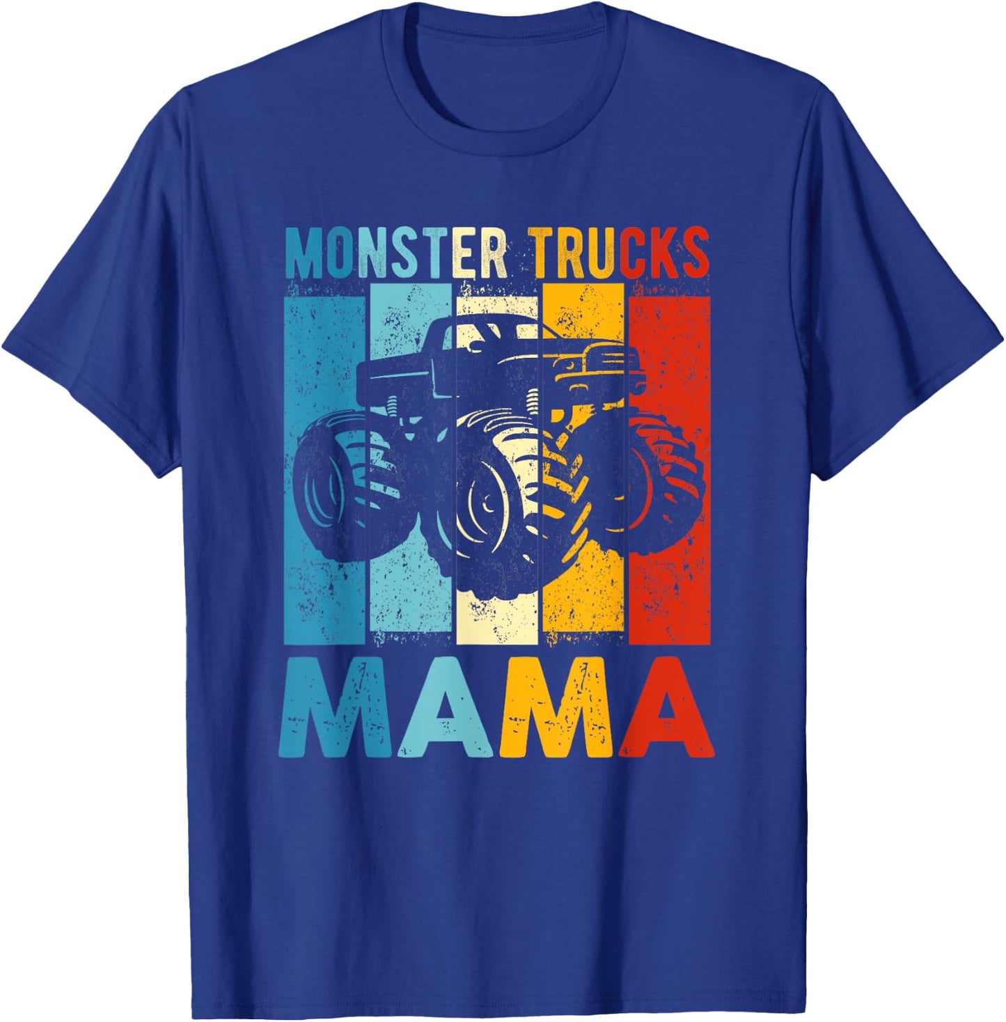 Vintage Monster Truck Shirt Monster Truck Mama Girl Mom T-Shirt - T-Shirt | Royal
